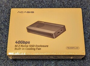 新品 ACASIS TBU405Pro M1 40Gbps Thunderbolt 3/4 USB4.0/3.2/3.1/3.0/2.0 SSD ケース 