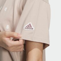 ★アディダス adidas 新品 レディース ワーディング ルーズフィット シングルジャージー ワンピース XLサイズ[IA5252-XL] 二 参★QWER★_画像4