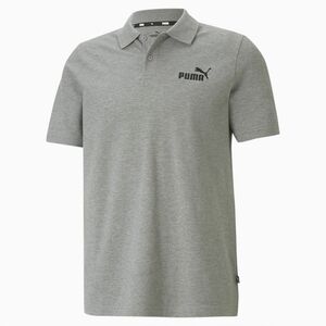 * Puma PUMA new goods men's simple training ESSpike polo-shirt polo-shirt with short sleeves ash 2XL [586674031N-XXL] US three 0 *QWER