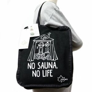 * postage 390 jpy possibility commodity Logos LOGOS DAYS outdoor new goods pie ru sauna mat tote bag bag bag BAG black [TSA23048B-01] one six *QWER