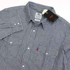 ★リーバイス Levis 新品 メンズ リラックスフィット ストライプ 長袖 ウエスタン シャツ XLサイズ [A1919-0030-JXL] 一 二 参★QWER★