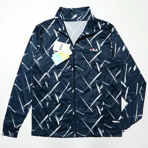 ★フィラ FILA 新品 メンズ 吸水速乾 UVプロテクト 水陸両用 ラッシュガード ジャケット 紺 Lサイズ [413313-NV-L] 一 二 弐★QWER