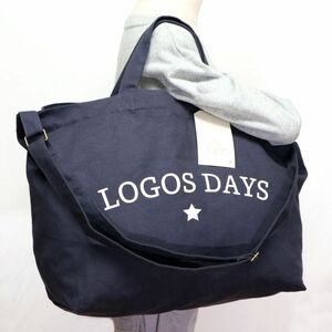 * Logos LOGOS DAYS outdoor camp new goods 2WAY tote bag shoulder bag bag bag BAG bag navy blue [336700AL-71] one six *QWER