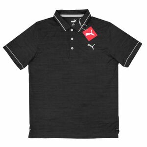 ●送料390円可能商品 プーマ PUMA GOLF ゴルフ 新品 メンズ 吸水速乾 トレーニング 半袖 ポロシャツ 黒 M [531744-01-M] 三 壱★QWER★