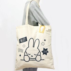 * postage 390 jpy possibility commodity Miffy MIFFY... Chan new goods canvas canvas tote bag BAG bag bag [MIFFY-BLK1N] one six *QWER*