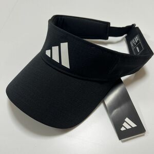 ★アディダス ゴルフ ADIDAS GOLF 新品 メンズ ゴルフツアーバイザー キャップ 帽子 CAP サンバイザー 57-60cm 黒[HT3329-5760]七 ★QWER