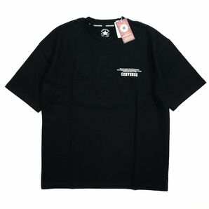 ●送料390円可能商品 コンバース CONVERSE 新品 メンズ バック ワッペン スニーカー Tシャツ Mサイズ 黒[22732517491N-M]一 三 壱★QWER★の画像4