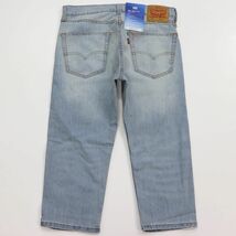 ★リーバイス Levis 505 新品 COOL 通気性 速乾 快適 レギュラー 7分丈 クロップドパンツ デニム 34インチ[28229-0063-34] 四 弐★QWER★_画像3