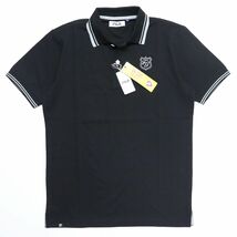 ●送料390円可能商品 フィラ ゴルフ FILA GOLF 新品 メンズ UVCUT 半袖 ポロシャツ 黒 XLサイズ [748660-BK-LL]一 三 参★QWER_画像2