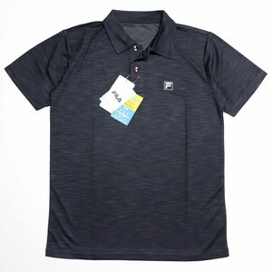 ●送料390円可能商品 フィラ FILA 新品 メンズ 吸水速乾 UVCUT スポーツ 半袖 ポロシャツ XLサイズ [414342-MCG-LL]一 三 参★QWER