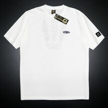 ●送料390円可能商品 ハンテン HANGTEN 新品 メンズ カジュアル バックロゴ 半袖 Tシャツ 白 Lサイズ [SM461-NE2-L] 一 三 弐★QWER★_画像3