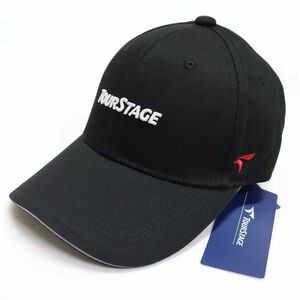 * Bridgestone Golf GOLF Tour Stage новый товар Logo вышивка текстильная застёжка регулировка возможно колпак шляпа CAP чёрный [1234057C2T-17-5759] один 7 *QWER