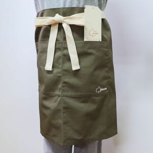 * postage 390 jpy possibility commodity Logos LOGOS DAYS outdoor camp new goods with pocket apron apron [SMSKLD149B-DGRN] one three .*QWER*