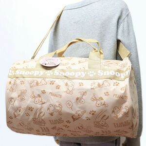 * Snoopy Peanuts SNOOPY PEANUTS new goods tube shape shoulder Boston bag duffel bag BAG [SNOOPY-LBW1N] one six *QWER*