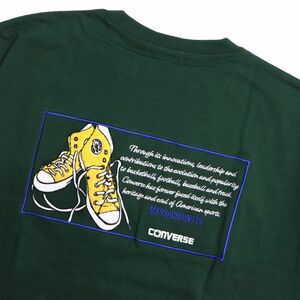 ●送料390円可能商品 コンバース CONVERSE 新品 メンズ バックプリント オーバーサイズ 半袖 Tシャツ [32736518401N-LL]一 三 参★QWER