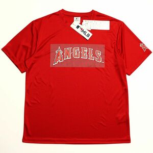 ●送料390円可能商品 エンゼルス ANGELS MLB 新品 メンズ メジャーリーグ 大谷翔平 野球 半袖 Tシャツ 赤[C5330MR-05-3L] 一 三 零★QWER★