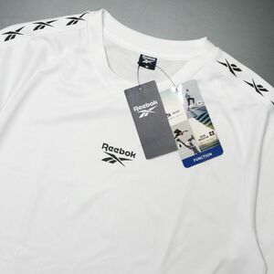 * стоимость доставки 390 иен возможность товар Reebok REEBOK новый товар мужской скорость . dry UV cut стрейч короткий рукав футболка белый M [X5334RR-N0-M] три .*QWER*