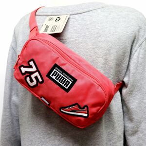 ★プーマ PUMA 新品 パッチ ボディバッグ ウエストポーチ デイパック 鞄 BAG かばん バッグ [079515031N] 六★QWER★