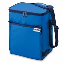 ★サーモス THERMOS 新品 5層断熱構造 折りたためる アウトドア レジャー 保冷 クーラーバッグ 鞄 BAG かばん 15L[RFD015-BL]一 六★QWER★_画像1