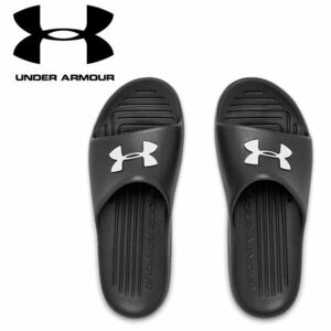 * Under Armor UNDER ARMOUR новый товар мужской легкий удобный с логотипом сандалии обувь обувь чёрный черный 27CM[3021286-001-270] 10 *QWER*