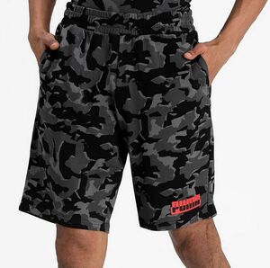 * Puma PUMA new goods men's comfortable sweat casual camouflage camouflage duck shorts shorts pants [531501-01-M] US four 0 *QWER*