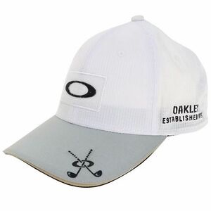 ★オークリー ゴルフ OAKLEY GOLF 新品 メンズ 吸汗速乾 抗菌防臭 キャップ 帽子 CAP ぼうし 白 フリー[FOS9011081001N] 七★QWER