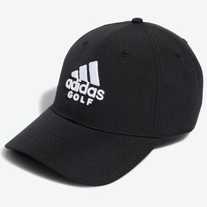* Adidas Golf ADIDAS GOLF new goods men's big Logo Baseball cap hat CAP black 57-60cm [HA9258-5760] 7 *QWER QQAA-54