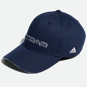* Adidas Golf ADIDAS GOLF new goods men's comfortable linear Logo cotton cap hat CAP... navy blue 57-60cm [HC3807-5760] 7 *QWER