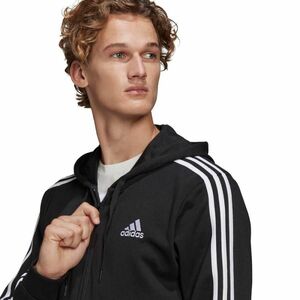 * Adidas ADIDAS new goods men's eM ESS 3 stripe s full Zip sweat Parker jacket black [GK9032-L] two .*QWER