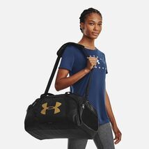 ★アンダーアーマー UNDERARMOUR UA 新品 2WAY 耐水 大容量 ダッフルバッグ ボストンバッグ ショルダー 黒 [1300214-007] 六★QWER_画像7