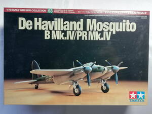 【未使用品】 タミヤ 1/72 デ・ハビランド モスキート B Mk.IVPR Mk.IV ウォーバードコレクション No.53 ディスプレイモデル 60753