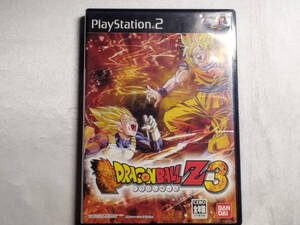 【中古品/欠品有り】 PS2ソフト ドラゴンボールZ3 説明書欠品