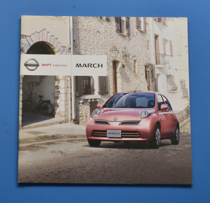 【NA08-07】日産　マーチ　NISSAN　MARCH　2007年6月　オプションパーツ・12SFOURカタログ付　カタログ