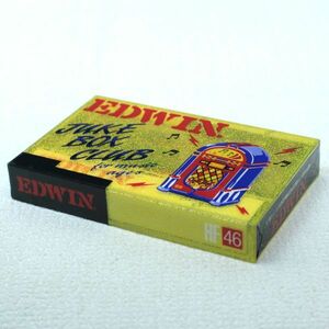 033b 未開封 ジャンク 1種 1本 EDWIN エドウィン HF 46 ノーマル SONY ソニー カセットテープ リスク品 当時物