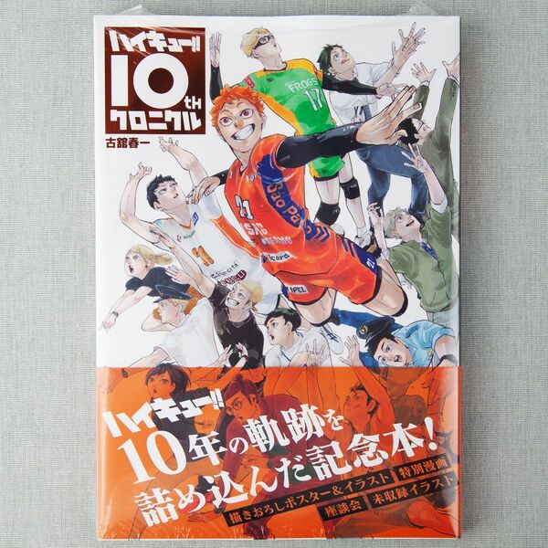 新品 ハイキュー!! 10thクロニクル 古舘春一 未読 ポスター付き 記念本