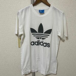 USED 古着 adidas トレフォイル ロゴ Tシャツ ホワイト M アディダス 半袖 Originals オリジナルス 