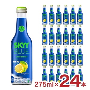 訳アリ！　在庫処分！　即決は送料無料！　スカイブルー　SKYY BLUE　グレープフルーツ　275ml×24本　1ケース　①