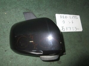 9kurudepa H21年 タント DBA-L375S 右 ドア ミラー サイド 87910-B2890/1 黒 X06 [ZNo:06002155]