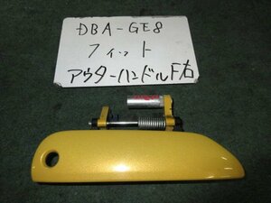 9kurudepa H21年 フィット DBA-GE8 アウター ハンドル 72140-TF0-013ZM 黄色 Y66P [ZNo:06001269]