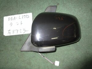 9kurudepa H21年 タント DBA-L375S 後期 左 ドア ミラー サイド 87940-B2A30/1 黒 X06 [ZNo:06002154]