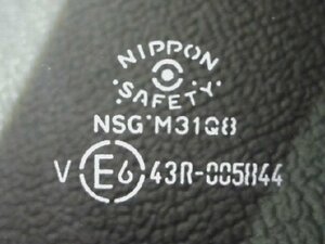 5kurudepa R2年 ルークス 4AA-B45A 左 クォーター ガラス B44A B47A B48A HWS Gターボ 美品 32541