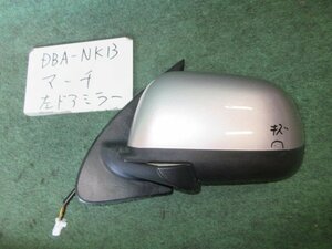 9kurudepa H24年 マーチ DBA-NK13 左 ドア ミラー サイド 96302-1HH3D パープル KAS [ZNo:05005079]