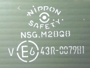 5kurudepa H29年 ソリオ DBA-MA26S リア 右 ドア ガラス MA36S MA46S MB36S MB46S 32127