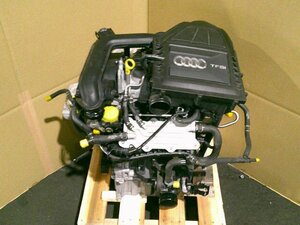 4kurudepa H21995 Audi A1 DBA-8XCHZ EG E/G engine CHZ turbo 走行68434km テスト済み