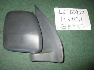 9kurudepa H19 year Hijet LE-S330V right door mirror side 87910-B5010 black less painting [ZNo:02001616]