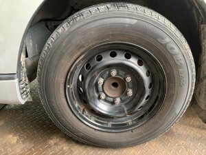 5kurudepa ハイエース KR-KDH200V タイヤ ホイール １本 ヨコハマ 195/80R15 純正 ６穴 P=139.7 スーパーGL 200系 TRH200 32820