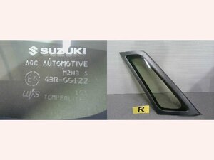 5kurudepa R4年 ワゴンR スマイル 5AA-MX91S フロント サイド ウインド 三角 ガラス MX81S ハイブリッドS 2WD 右 32837