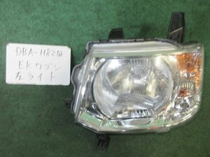 9kurudepa H22年 EKワゴン DBA-H82W 左 ヘッド ランプ ライト 8301A601 ハロゲン STANLEY P6519 [ZNo:05000702]