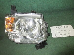 9kurudepa H22年 EKワゴン DBA-H82W 右 ヘッド ランプ ライト 8301A602 ハロゲン STANLEY P6519 [ZNo:05002677]