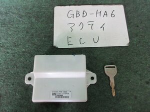 9kurudepa H19年 アクティ GBD-HA6 エンジン コンピューター E07Z-835 37820-PFE-908 [ZNo:06001833]